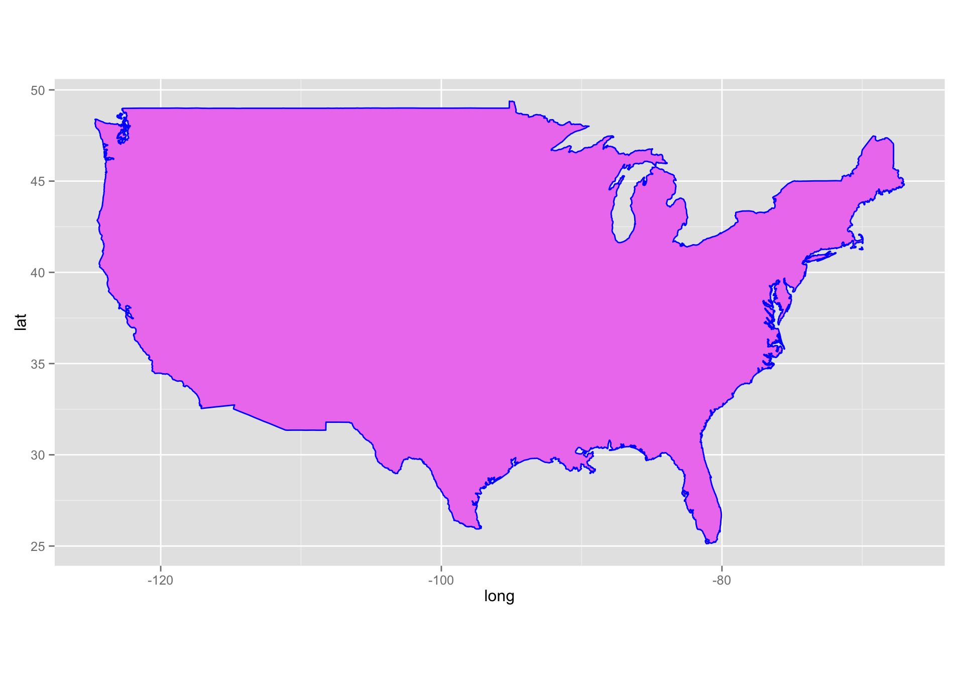United States Latitude And Longitude Map